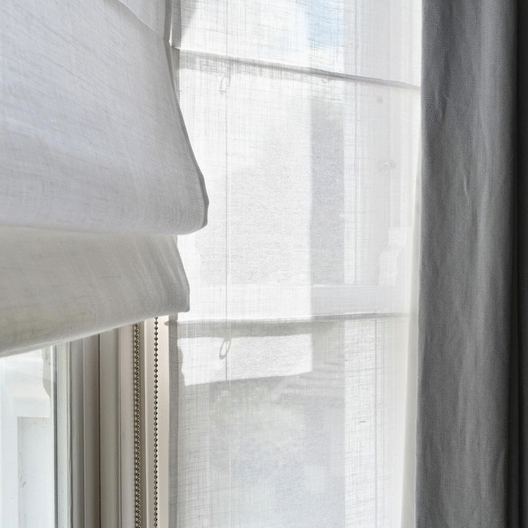 sheer roman blinds