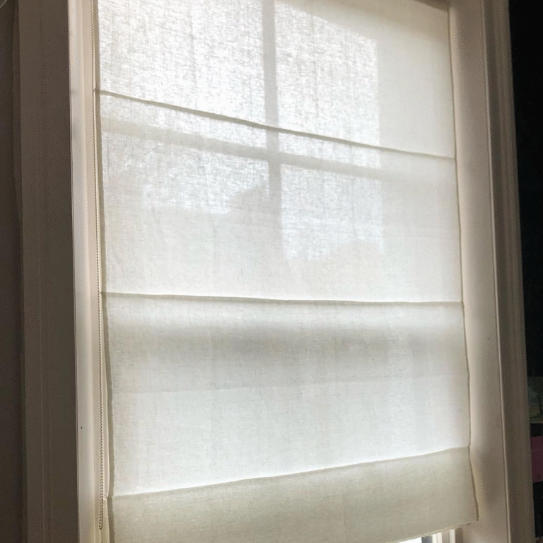 sheer roman blinds